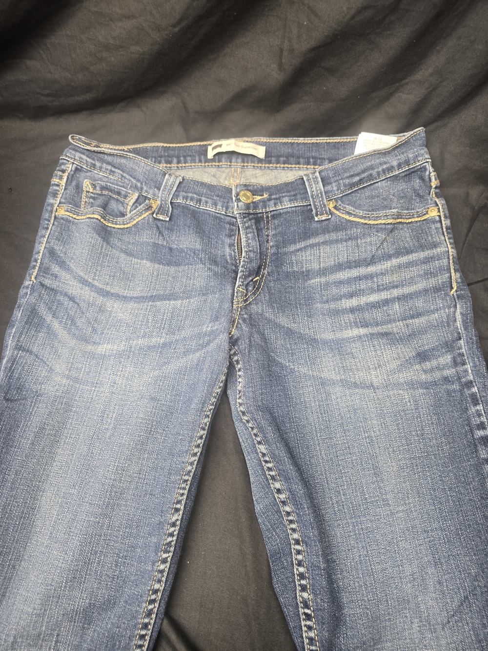 Levi’s 524 Too Superlow Women’s/Juniors 13M Low Rise Jeans Y2K Blue